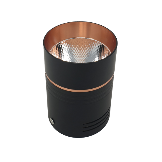 10W Led Copper Matt Black Ceiling Surface Mount Cylinder Downlight Spotlight 10W Led Copper Matt Black Ceiling Surface Mount Cylinder Downlight Spotlight