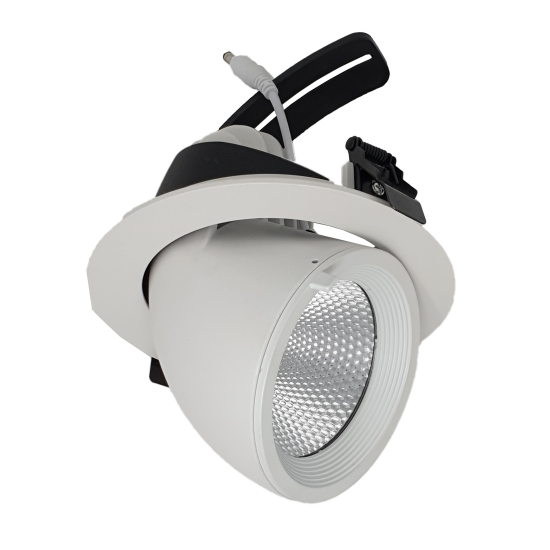 35W LED Commercial Recessed Ceiling Scoop Wall Washer Tilt Downlight 4000K