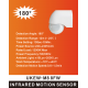 Outdoor 180 Degree Security PIR Motion Movement Sensor Detector Switch White UKEW®