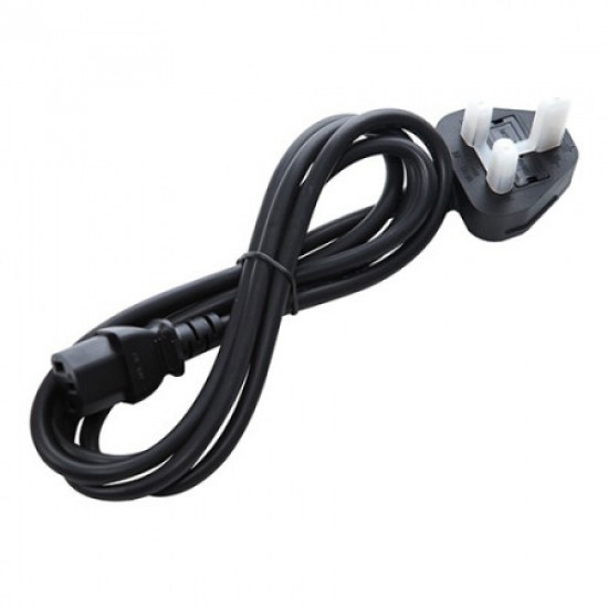 Black Cable 3-Pin Kettle Lead