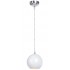 Single Ceiling Small Dome Pendant Light Fitting Gloss White Finish E27