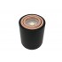 Surface Mount Ceiling Round GU10 Downlight Spotlight Black and Rose Gold Finish