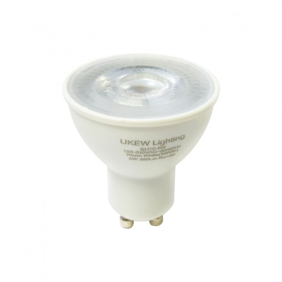 UKEW GU10 Dimmable 6W LED Bulbs Spotlight Lamps Cool White 4000K Daylight 6500K