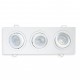 UKEW GU10 Ceiling Retail Commercial Triple Spotlights Tilt Downlight UKEW GU10 Ceiling Retail Commercial Triple Spotlights Tilt Downlight