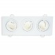 UKEW GU10 Ceiling Retail Commercial Triple Spotlights Tilt Downlight UKEW GU10 Ceiling Retail Commercial Triple Spotlights Tilt Downlight