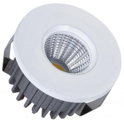 White 3W LED Downlight recessed round by UKEW®